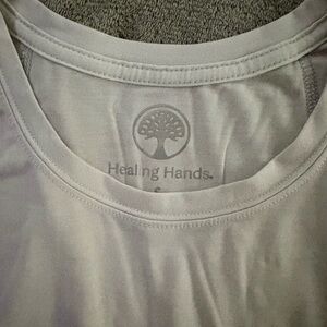 Healing hands long sleeve under scrub top